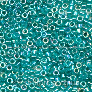 Бисер DB-79 Miyuki Delica Beads 11/0 (прокрашенный радужный, бирюзовый)